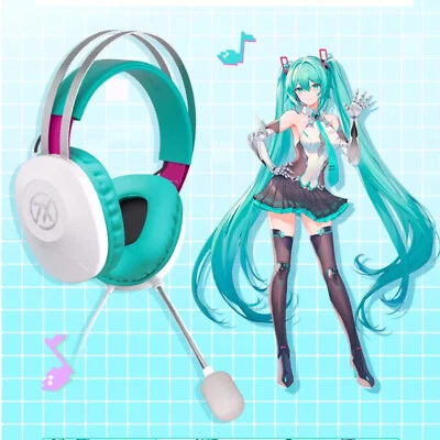 华硕 x Hatsune Miku TUF 游戏 H1 Gen II 有线 7.1 环绕式耳机 开箱 — 第 1/4 张图片