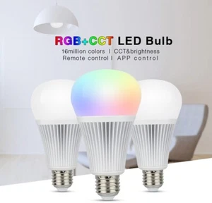 MiLight Miboxer FUT012 E27 9W RGB+CCT LED Light Bulb Spotlight 110-220V - Picture 1 of 8