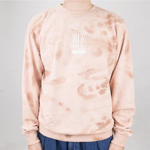 HUF Men's Crewneck Sweater ELIAS CREWNECK - Plastic Pink - Large - NWT - Picture 1 of 1