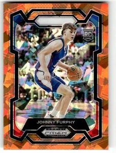 2024 Panini Prizm Draft Picks - Johnny Furphy #91 Orange Ice Prizm (RC) - Bild 1 von 2
