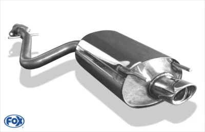 Silenciador deportivo de escape Fox para Lexus IS200 2.0l 114kW a partir de 99 - Imagen 1 de 2