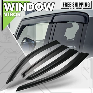 Tape-On Window Visor Shade Smoke Vent Rain Wind Deflector fit 18-22 Honda Accord - Picture 1 of 2