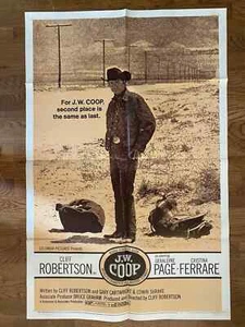 J.W. Coop Original Movie Poster One-Sheet 1972 Cliff Robertson - Picture 1 of 1