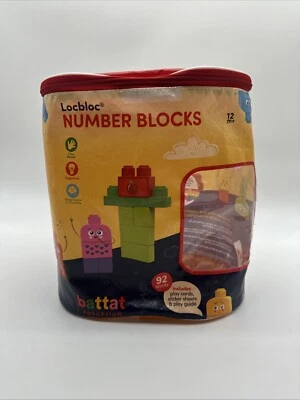 Battat Locbloc number blocks building 90 Blocks Not Included Bag Only…47 - Image 1 of 4