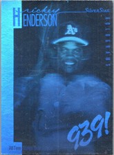 1991 SilverStar Holograms #NNO Rickey Henderson used