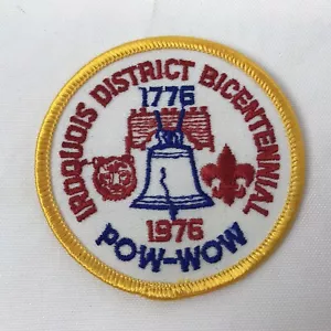 Nuevo de Lote Antiguo 1976 Iroquois District Cub Boy Scout Parche Bicentenario Lincoln Heritage KY - Imagen 1 de 3