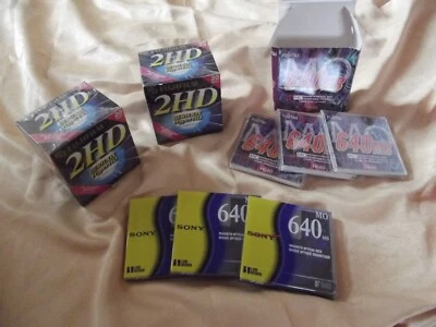 6xMagneto optical Disk+40 StckHyper2 HD Disk-noch verschweißt verpackt. - Bild 1 von 4