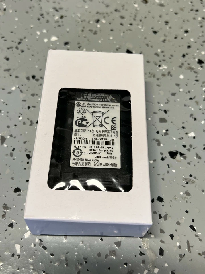 Оригинальный аккумулятор Vertex AAJ62X001 FNB-V128LI VX-821/824/829/921/924 / VX-P 2300 мАч  - Изображение 1 из 4