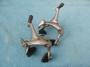 Pinzas de freno delanteras y traseras usadas doble pivote Shimano 105 SLR BR- 1055 39- 49 - Imagen 1 de 7