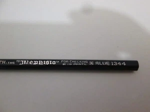 NOS VTG LC HARDTMUTH MEPHISTO 1344 WOOD BLUEPRINT CHECKING PENCIL RARE USA - Picture 1 of 4