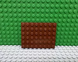 Lego 1 rotbraune 6x8 Grundplatte NEU - Bild 1 von 1