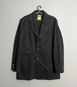 Wah Maker Frontier Blazer Black Western Coat Button Jacket - Picture 1 of 10