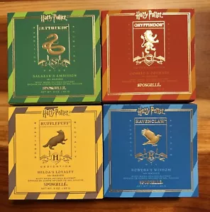 Spongelle Hogwarts Harry Potter Complete Buffer Set Of 4 NIB 3 Oz Each - Picture 1 of 2
