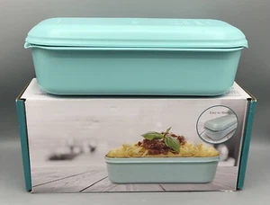 Turquoise Microwave Pasta Spaghetti Cooker/Steamer in Box - Picture 1 of 8