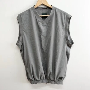 Hugo Boss Golf Scottsdale V-Neck Gray Nylon Vest Men’s 2XL - Picture 1 of 8