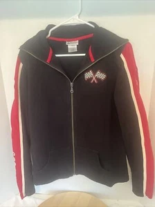 Disney Parks Cars Land Cafe Racer Jacke Gr. L Unisex Full Zip schwarz mit Logo - Bild 1 von 10