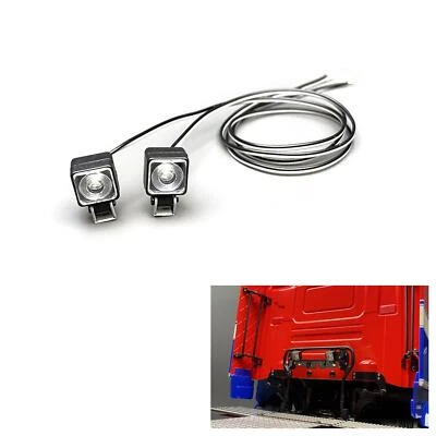 1Pair 2.2V-3V Plastic LED Spotlight for TAMIYA 1/14 RC Tractor Truck 770S FH16 - Image 1 of 4
