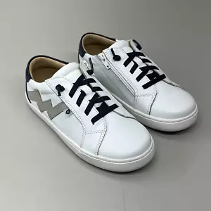 OLD SOLES Bolty Jogger Sneakers Kid’s Sz 1.5 EU 33 Snow/Gris/Navy #6155 - Picture 1 of 14