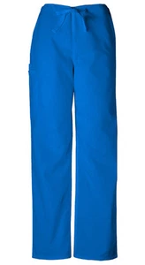 Scrubs Cherokee Workwear Men's Drawstring Pant 4100 ROYW Royal Free Shipping - Picture 1 of 3