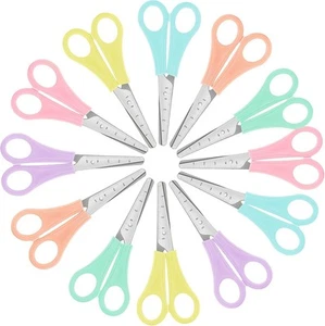 12 Pack Kids Safety Scissors 5" Blunt Tip Student Scissors for Art Crafts - Picture 1 of 6