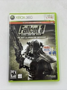 Fallout 3 Add-On Pack The Pitt & Operation Anchorage Xbox 360 CIB mit Poster - Bild 1 von 3