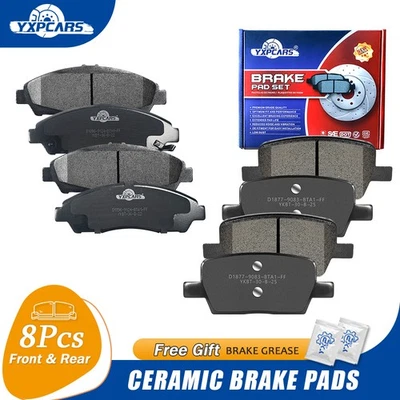 For 2018-2020 Chevrolet Traverse GMC Acadia Front Rear Ceramic Disc Brake Pads - Image 1 of 4