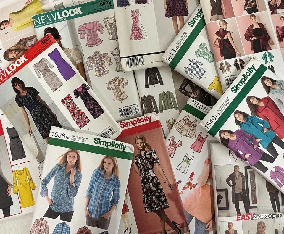 Vestidos, tops y chaquetas con patrones de costura sin cortar U Pick Foto 1 de 1