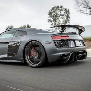 Vorsteiner VRS Aero Carbon Fiber 2x2 Glossy Wing Fits Audi R8 2017+ - Picture 1 of 12