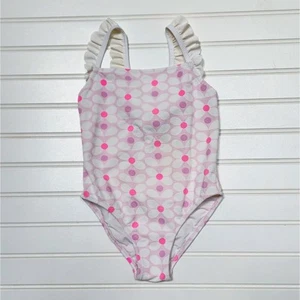 Jacadi Girl Flower Pattern One Piece Swimsuit - Picture 1 of 6