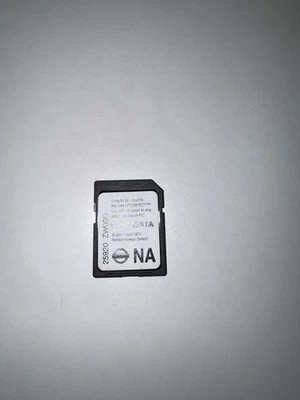 25920 ZW00D  sd card, Navigation CARD MAP DATA SD CARD OEM Nissan 2011-2013 - Image 1 of 2