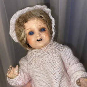 "Muñeca bisque alemana antigua de Alemania Heubach Koppelsdorf de colección 13"" ¡Rara!" - Imagen 1 de 14