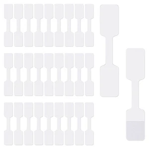 100 Pcs Writable Cord Tags Cable Set Office Child Blank Labels Stickers - Afbeelding 1 van 12