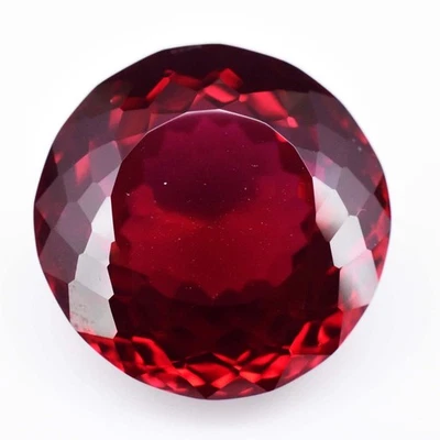 Almandine Garnet 23.80 Ct Round Cut Natural Certified Gemstone - Image 1 of 4