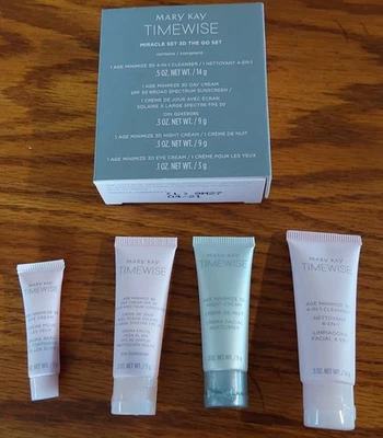 Mary Kay TimeWise On The Go 3D Miracle Set 4 Piece Set 089021 Expired - Image 1 of 3
