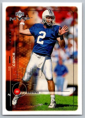 1999 Upper Deck MVP Tim Couch Rookie Cleveland Browns #202 - Image 1 of 2