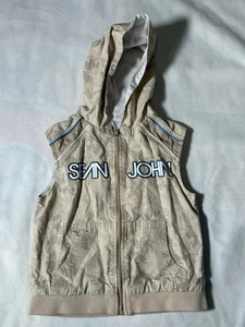 Sean John Reversible Sleeveless Hooded Vest Boys Size Small - Picture 1 of 8