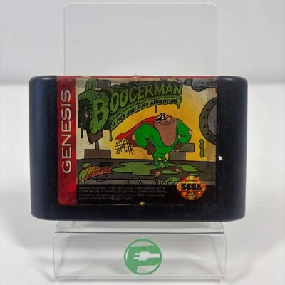 Boogerman A Pick and Flick Adventure (Sega Genesis, 1994) - Image 1 of 4