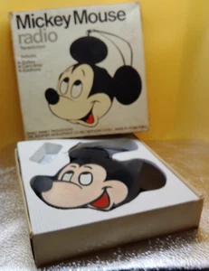 Mickey Mouse Disney Radio mit Box Vintage braucht TLC - Bild 1 von 6