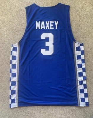 Camiseta deportiva Tyrese Maxey azul Kentucky Wildcats talla pequeña nueva sin etiquetas Foto 1 de 4