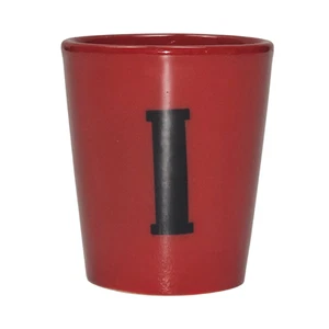 Bola de fuego canela whisky rojo chupito vaso letra I edición limitada cerámica - Imagen 1 de 3