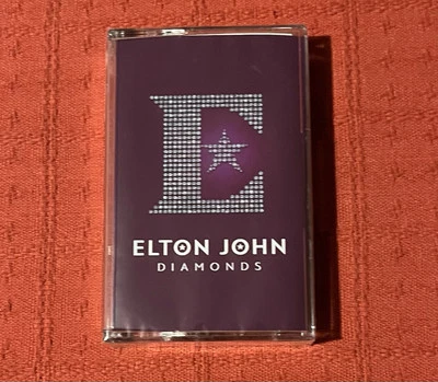 ELTON JOHN - UK CASSETTE TAPE - DIAMONDS - BRAND NEW & SEALED - GLITTER SHELL - Image 1 of 4