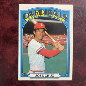 1972 Topps Set JOSE CRUZ ROOKIE #107 ST. LOUIS CARDINALS - EX++ - Picture 1 of 2