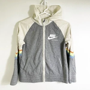 Nike Sportswear Heritage Full Zip Hoodie Sweatshirt Youth Girls Large - Picture 1 of 4