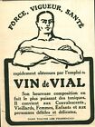 Publicité ancienne vin de Vial issue de magazine 1921 ou 1923