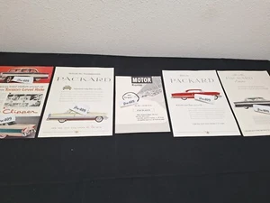 5 Vintage 1956 PACKARD ADS Original Print Ad Car Ads - Picture 1 of 8