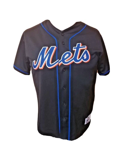 New York Mets Baseball Jersey Pedro Martinez #45 Majestic, (Black) Cover