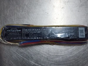 Lot 2 Keystone KTEB-432-UV-IS-N-P 4-Lamp T8 Electronic Multi-volt Ballast - Picture 1 of 7