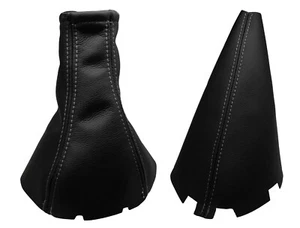 DAEWOO KALOS (2002-2008) Soufflet Levier De Vitesse et Frein - Couture Gris - Picture 1 of 1