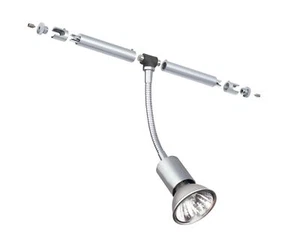 Paulmann Seil- und Schienensystem 2Easy Spot Basil 5x20W GU5,3 Chrom matt 12V M - Bild 1 von 12