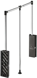 Pull down Closet Rod - Heavy Duty 33 Lbs Load Capacity - with Adjustable Width - - Picture 1 of 6